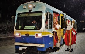 Der Nikolaus bei der Citybahn Waidhofen