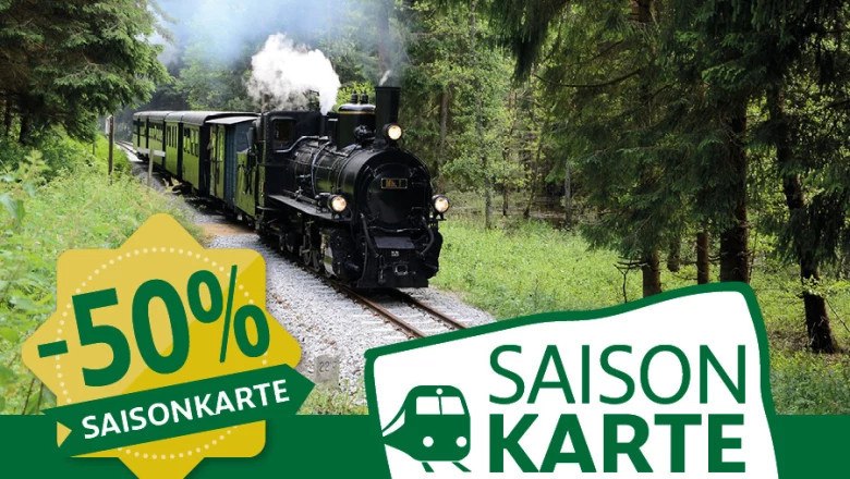 Aktion Saisonkarte Waldviertelbahn -50 %, © @NÖVOG/Krippl